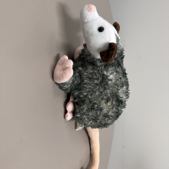 Opossum Plush Toy The Petting Zoo Stuffed Animal 12"  Or 21"with Tail - Picture 12 of 12